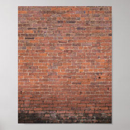 Brick Wall Poster
