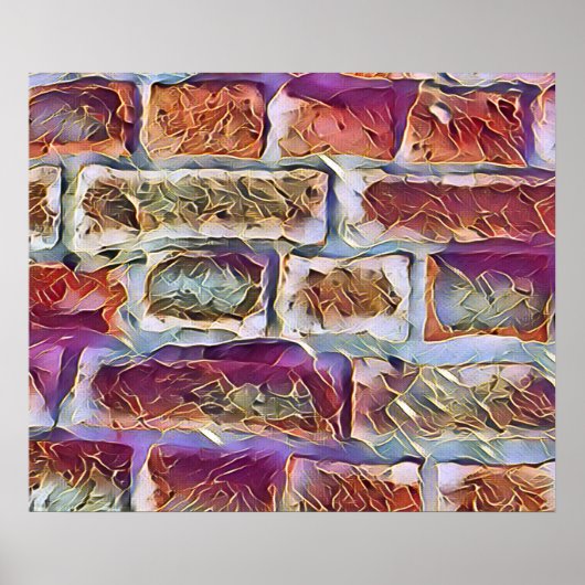BRICK WALL POSTER (Voorkant)