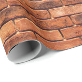 Brick wall red structure masonry cadeaupapier (Rol Hoek)