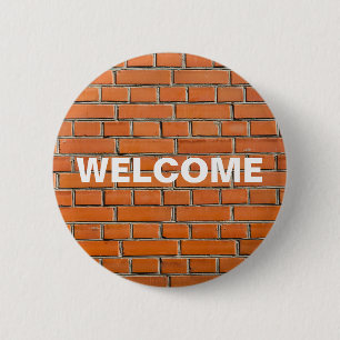 Brick Wall Ronde Button 5,7 Cm