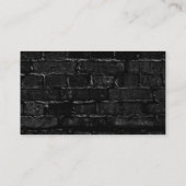 Brick Wall Rouge Carte de visite contemporain (Dos)