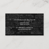 Brick Wall Script Professioneel Visitekaartje (Achterkant)