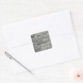 Brick Wall stickers, aanpassen Vierkante Sticker (Envelop)