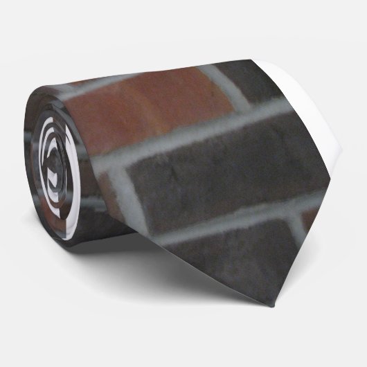 Brick Wall Stropdas (Opgerold)