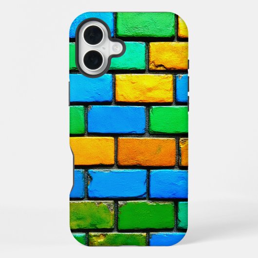 Brick Wall Telefoon Case iPhone Hoesje (Achterkant)