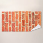 Brick wall textuur bakstenen wand badhanddoek (Badhanddoek)