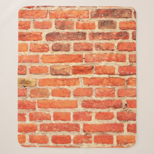 Brick wall textuur bakstenen wand sherpa deken