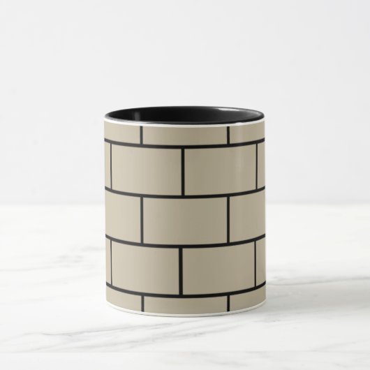 Brick Wall textuur Mok (Midden)