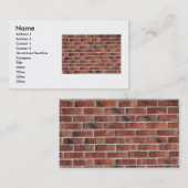 Brick Wall Visitekaartje (Voorkant / Achterkant)
