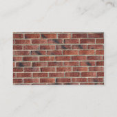 Brick Wall Visitekaartje (Achterkant)