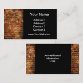 Brick Wall Visitekaartje (Voorkant / Achterkant)