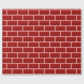 Brick Wall Wrapping Paper Cadeaupapier (Vlak)