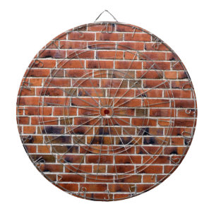 Brick-wand met gewrichten dartbord