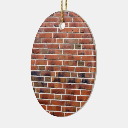 Brick-wand met gewrichten keramisch ornament (Links)