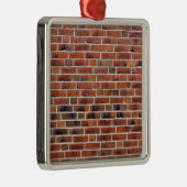 Brick-wand met gewrichten metalen ornament (Rechts)