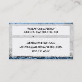 brick wand visitekaartje (Achterkant)