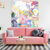 Brick Work-fout Canvas Afdruk (Insitu (Woonkamer))