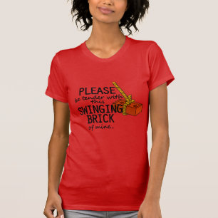 Brick zwemmen t-shirt