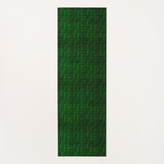 Bricked Green Yoga Mat (Voorkant)