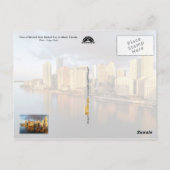 Brickell Skyline in Miami, Florida Briefkaart (Achterkant)