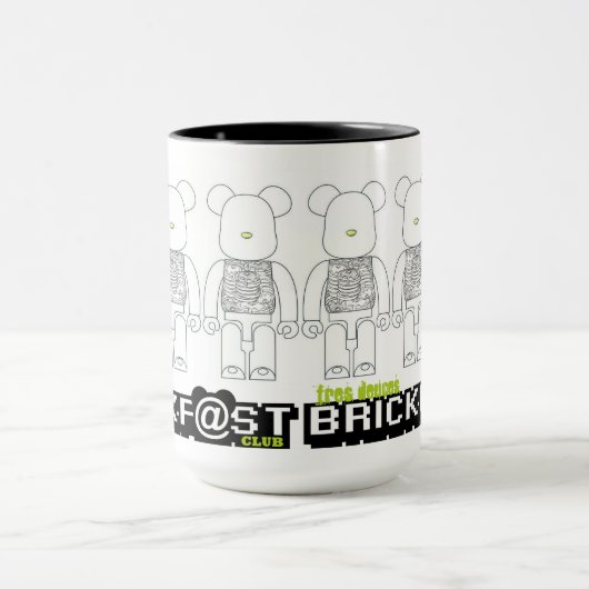 Brickf@st Club Kleine Stapel Pannenkoeken Mok (Midden)