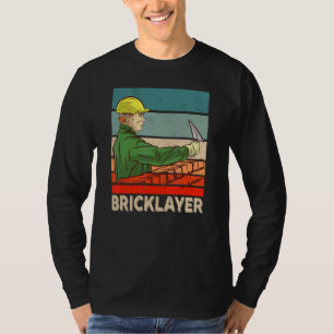Bricklayer Brickleg Mason Brick 1 T-shirt