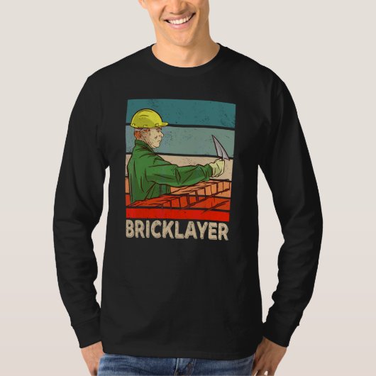 Bricklayer Brickleg Mason Brick 1 T-shirt (Voorkant)