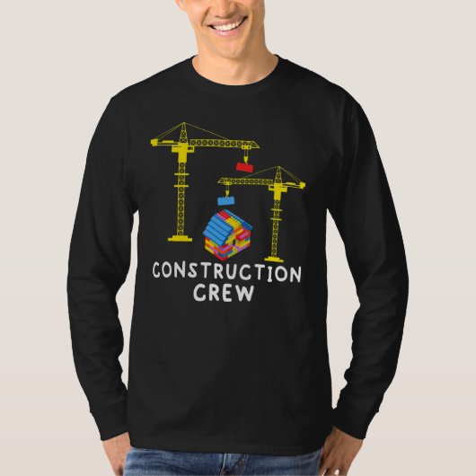 Bricklayer Building Blocks Maste T-shirt (Voorkant)