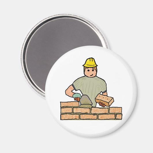 Bricklayer Magneet (Voorkant / Achterkant)
