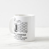Bricklayer Mok promotionele koffie (Voorkant links)