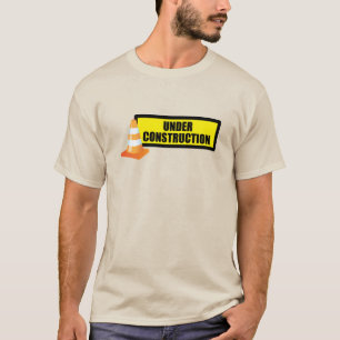 Bricklayer Sinaasappel Safety Cone Construction Wo T-shirt