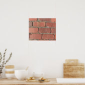Bricks - Antiek straatbevers Poster (Keuken)