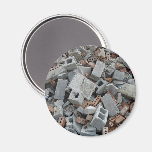 Bricks & Blocks Sloop puin magneet (Voorkant / Achterkant)