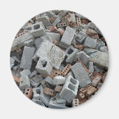 Bricks & Blocks Sloop puin magneet (Voorkant)