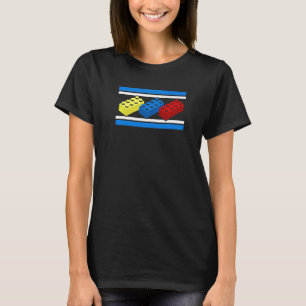 Bricks bouwen Blokken Master Builder Engineer Con T-shirt