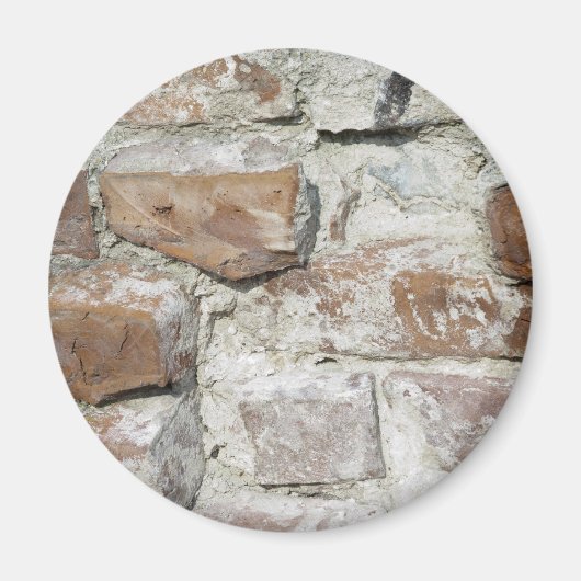 Bricks oude muur magneet (Voorkant)