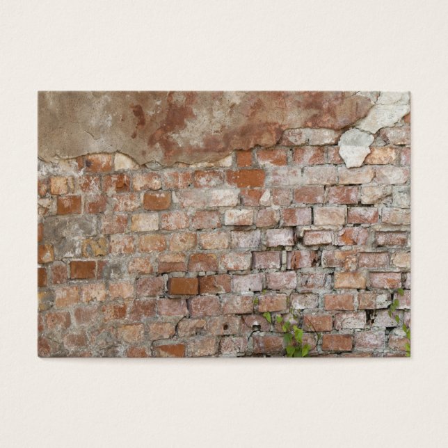 Bricks oude muur visitekaartje (Voorkant)