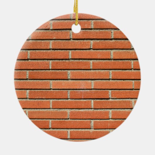 Bricks Wall Keramisch Ornament (Achterkant)