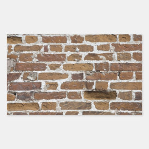 BRICKS WALL RECHTHOEKIGE STICKER