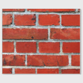 Bricks wall red brikwand cadeaupapier (Vlak)