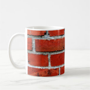 Bricks wall red brikwand koffiemok