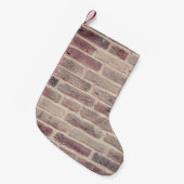 Bricks wall stones structure kleine kerstsok (Voorkant (Hangend))