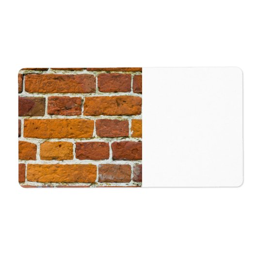 Brickwall Etiket (Voorkant)