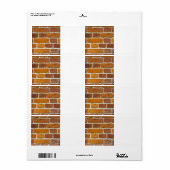 Brickwall Etiket (Full Sheet)