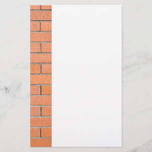 Brickwandpatroon Briefpapier