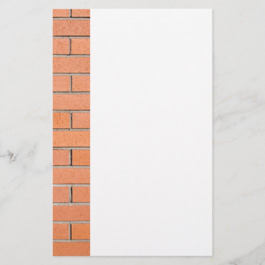 Brickwandpatroon Briefpapier (Voorkant)