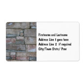 Brickwerk voor Mason of Brick Layer Etiket (Voorkant)