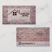 Brickwork Masonry Bricklay Visitekaartje (Voorkant / Achterkant)