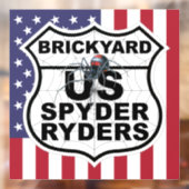 Brickyard Chapter - Decal Vlag & Logo (Vel 2)