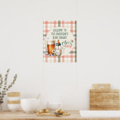 Bricolage bébé Bières Bubbles Affiche de bienvenue (Cuisine)